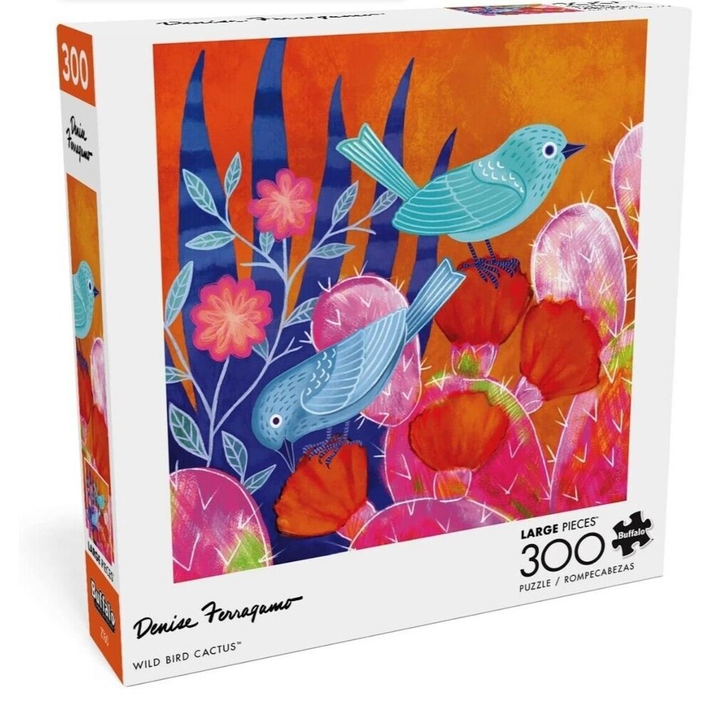 Buffalo Games - Wild Bird Cactus - 300 Large Piece Jigsaw Puzzle